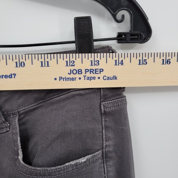 American Eagle Women Gray Mid Rise Tomgirl Distressed Regular Jeans Size 2 - Picture 10 of 12